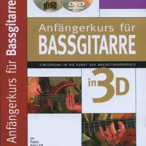 Anfängerkurs für Bassgitarre in 3D Weltweiter Versand