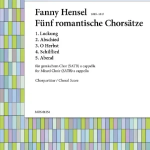 Weltweiter Versand Fünf romantische Chorsätze
