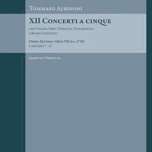 XII Concerti a cinque op. 7/2: Concerti 7–12 Schnäppchen
