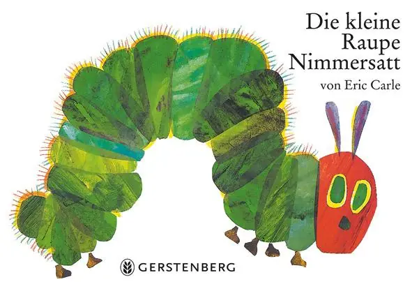 Die kleine Raupe Nimmersatt Handgefertigt