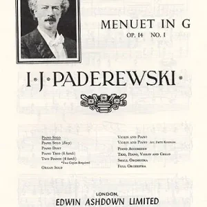 Begrenztes Angebot Menuet In G Op. 14 No. 1