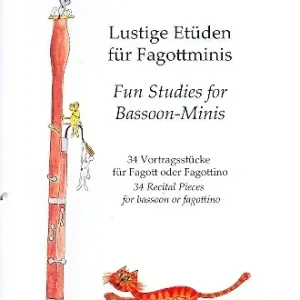 Premium Lustige Etüden für Fagottminis für Fagott (Fagottino)