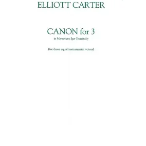 Ab Werk Canon for 3 - In Memoriam of Igor Stravinsky