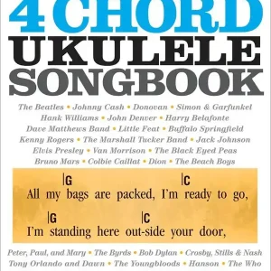 4 Chord Ukulele Songbook Preisreduziert