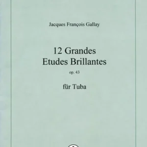 Kostenfreie Lieferung 12 Grandes Etudes Brillantes op. 43