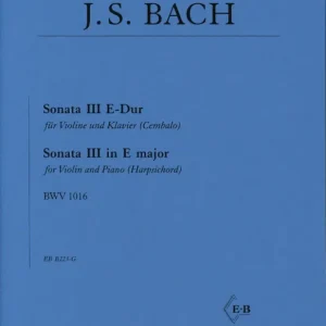 Sonate III E-Dur Geld-Zurück-Garantie