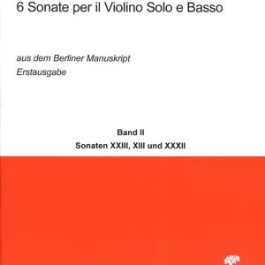 6 Sonate per il Violino Solo e Basso Beliebt
