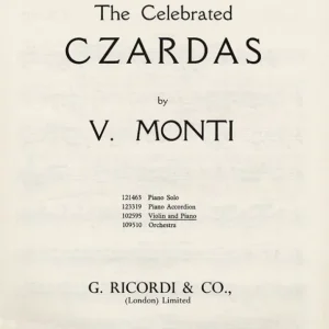 Must-Have Czardas For Violin And Piano