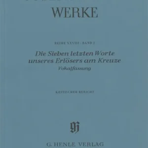 Die Sieben letzten Worte unseres Erlösers am Kreuze - Vokalfassung Reihe XXVII Band 2 Sichere Zahlung