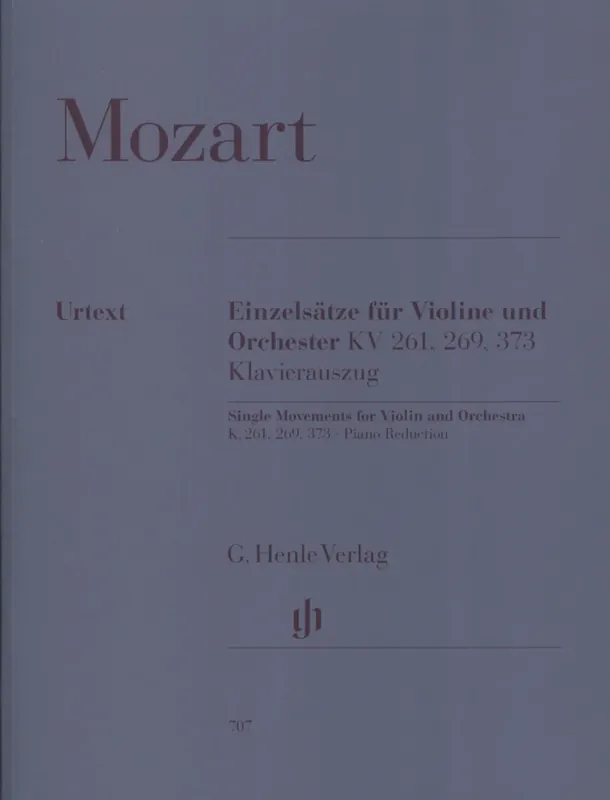 Einzelsätze KV 261, 269 und 373 Ausverkauf