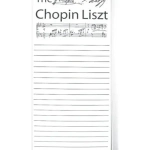 Notepad Chopin Liszt Exklusiv