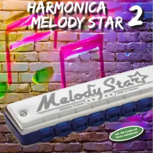Kostenfreie Lieferung Harmonica Melody Star 2