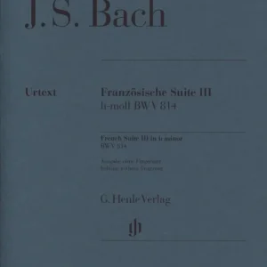 Jetzt Kaufen Französische Suite III h-moll BWV 814