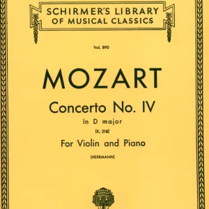 Solange Der Vorrat Reicht Violin Concerto No.4 In D K.218