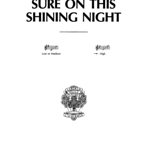 Sure on This Shining Night Meistverkauft
