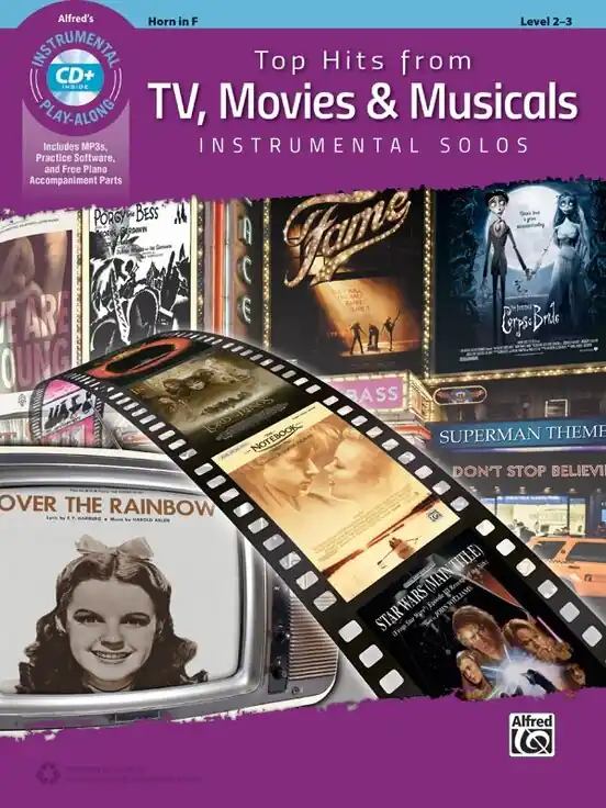 Top Hits from TV, Movies & Musicals - Instrumental Solos (Horn in F) Kostenloser Rückversand
