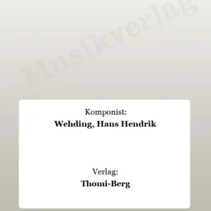 Preisreduziert Serenade