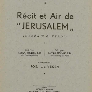 Top-Qualität Récit Et Air De Jerusalem