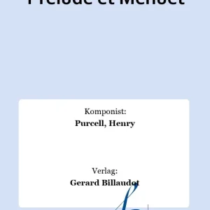 Top-Angebot Prelude et Menuet
