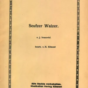 Heißes Angebot Seufzer-Walzer