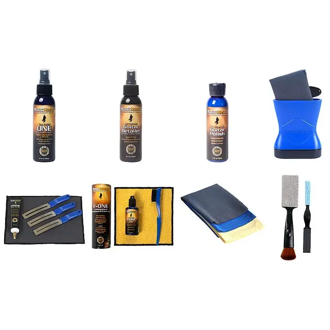MUSIC NOMAD MN292 Total Guitar Spa Kit Set von Reinigungs- und Pflegemitteln Zertifiziert