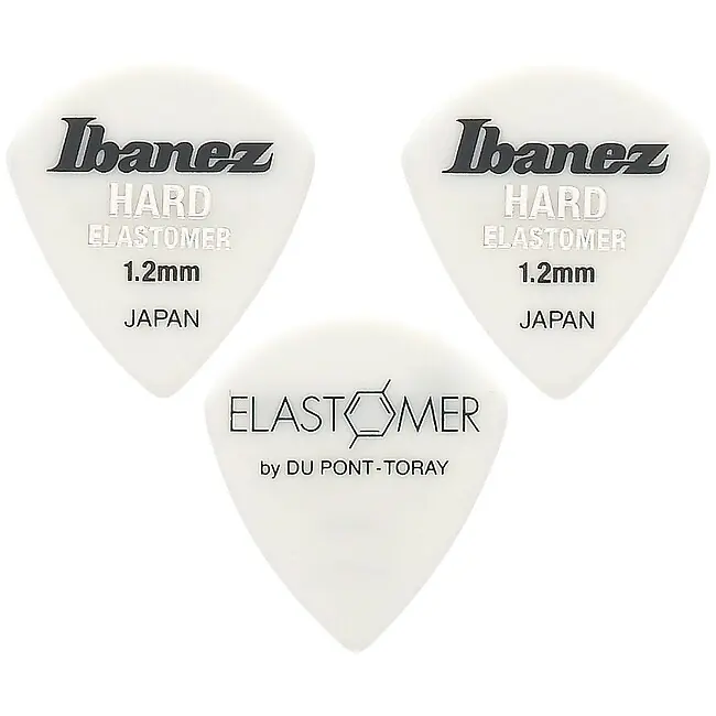 Aktuell IBANEZ BEL18HD12 Elastomer Hard 1,2mm Jazz Shape Plektrum (3Stück)