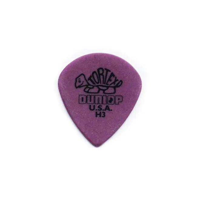 Finale Aktion JIM DUNLOP 472R Tortex Jazz H3 spitz 1,14mm Plektrum, purpur (Stück)
