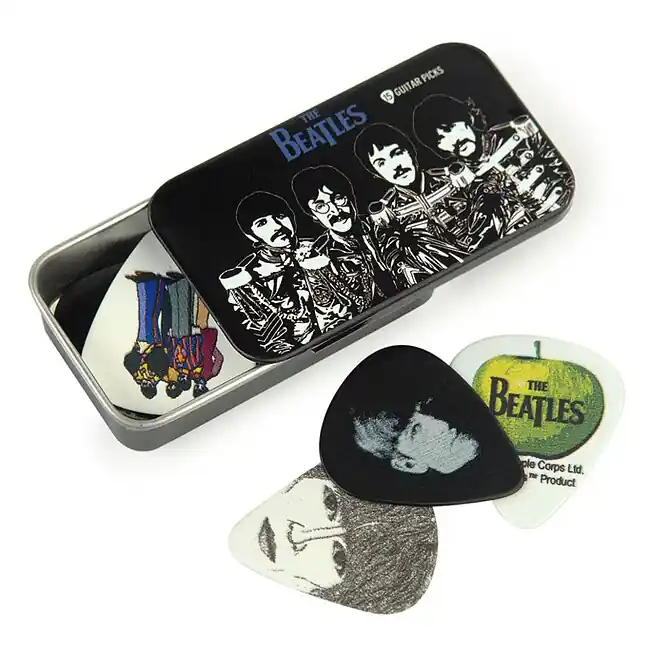 Im Trend PLANET WAVES 1CAB4-15BT3 Beatles Pick Sgt.Peppers Plektren inkl. Sammlerbox (15er)