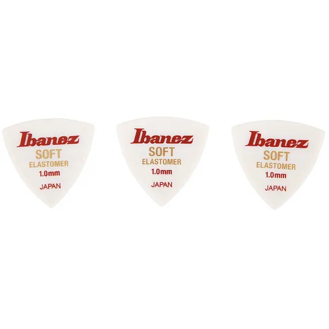 IBANEZ BEL8ST10 Elastomer Soft 1,00mm Triangel Pektrum (3 Stück) Mengenrabatt