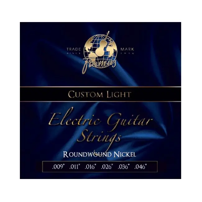 FRAMUS 45210 CL Blue Label Custom Light 009/046 Nickelplated Steel Round Wound. Saiten E-Gitarre Finale Aktion