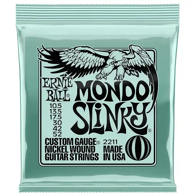 ERNIE BALL 2211 Slinky Nickel Mondo 10,5-52 Saiten für E-Gitarre Limited Edition