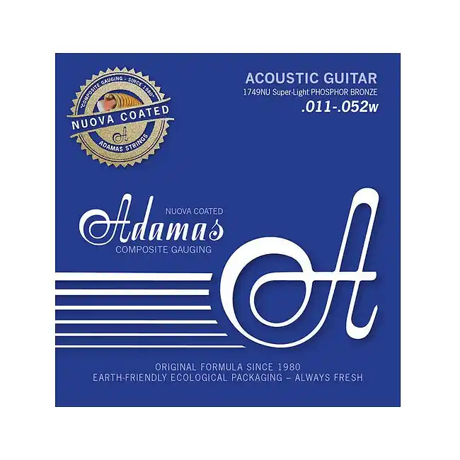 Direktkauf ADAMAS 1749NU Nuova Acoustic Super-Light 011-052 Phosphor Bronze beschichtet. Saiten Westerngitarre