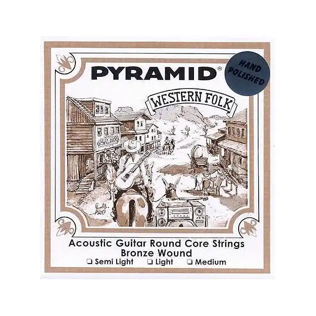 PYRAMID PR328100 Round Core Akustik Bronze 013-056 Saiten für Westerngitarre Limited Edition