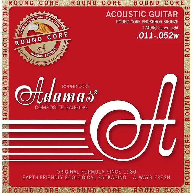Beliebt ADAMAS 1749RC Historic Reissue Super-Light 011-052 Phosphor Bronze Round. Saiten für Westerngitarre