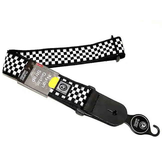 PLANET WAVES 50C02 Check Mate West Coast Gewebe-Gitarrengurt (50mm) Hochwertig