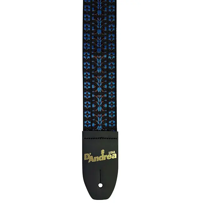 DANDREA 1313 BLUE Woven Gitarrengurt (51mm), Blue Sofort Bestellen