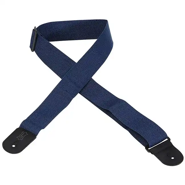 Beliebt LEVYS M8POLY-NAV Polypro Serie Nylon-Gitarrengurt (50mm), navyblau
