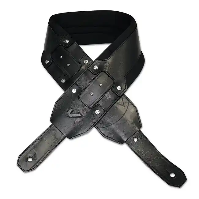 GRUVGEAR Recoil Strap 3.5 Black Neopren-Gitarrengurt 90mm Neu Im Sortiment