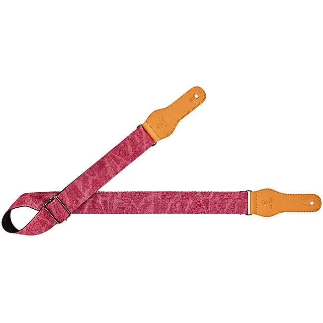 Jetzt Kaufen ORTEGA OCS-320 Spring Baumwoll-Gitarrengurt (49mmx1580mm), pink