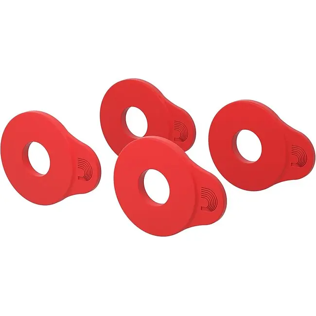 Premium DADDARIO PW-FLSB-04RD Flex Lock Strap Block Gurtsicherung, rot