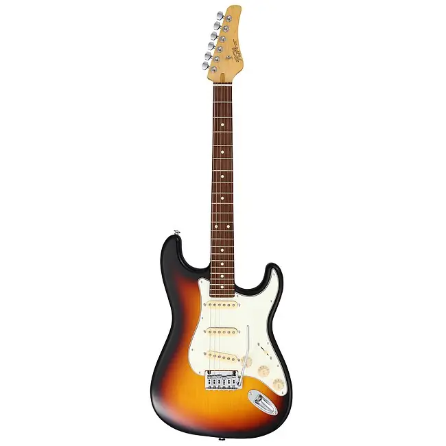 Bestseller FGN Boundary ST SSS 3TS E-Gitarre inkl. Gigbag, 3-tone sunburst