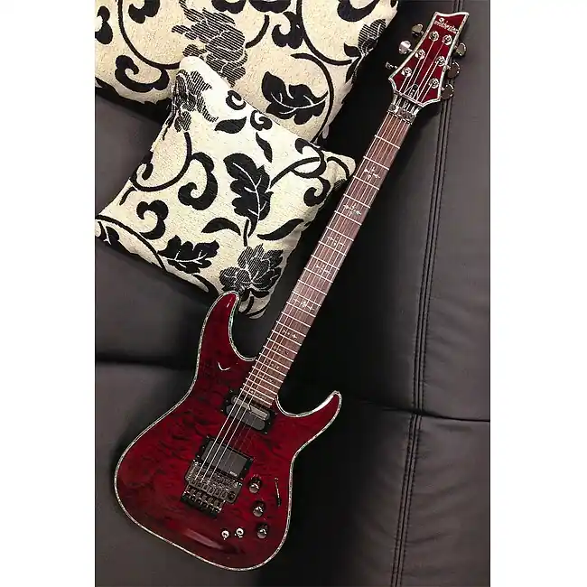 Direkt Vom Hersteller SCHECTER Hellraiser C-1 FR-S BCH E-Gitarre, black cherry