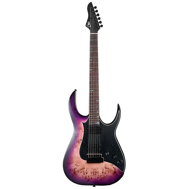 Top-Qualität MOOER GTRS M810 PB Guitars Modern 810 Intelligent E-Gitarre, purple burst