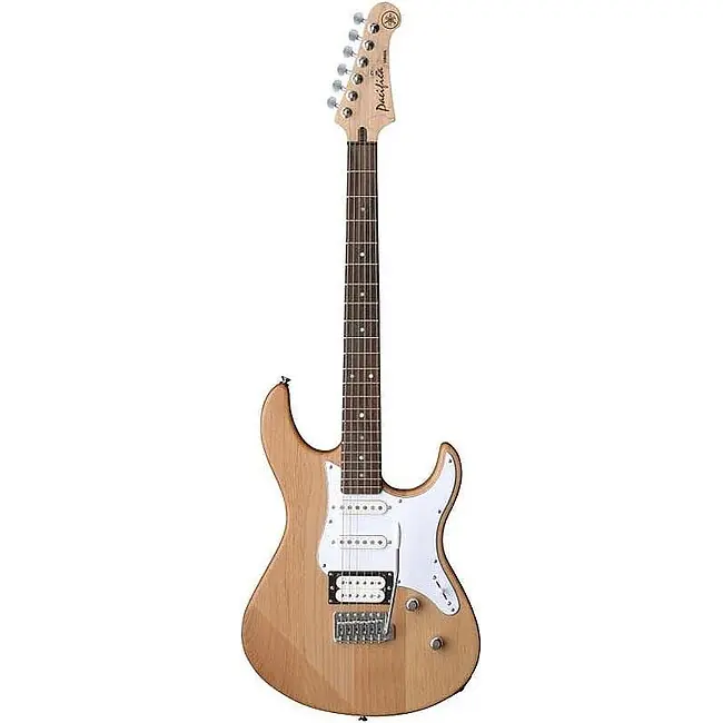 Markenprodukt YAMAHA Pacifica 112V YNS E-Gitarre inkl. Gigbag, yellow natural satin