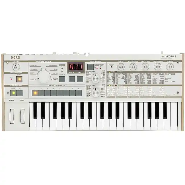 KORG microKorg S Synthesizer/Vocoder inkl. Netzteil und Mikrofon Expressversand