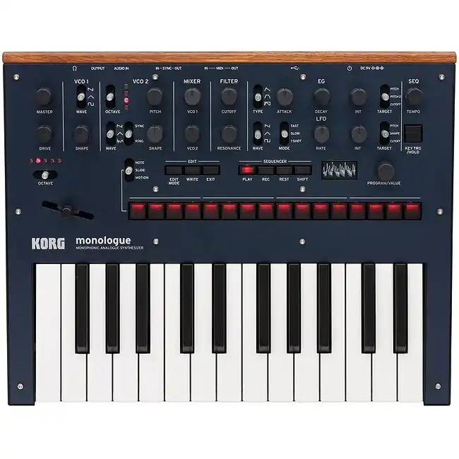 KORG monologue BL Analoger Synthesizer, blau Wochenendangebot