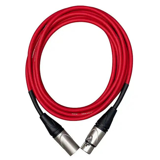 CASCHA CCA-M1RD9 Advanced Line Mikrofonkabel XLRm-XLRf Red, 9m Schnäppchen