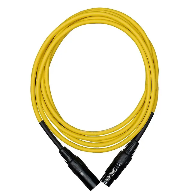 CASCHA CCS-M1YL6 Standard Line Mikrofonkabel XLRm-XLRf Yellow, 6m Finale Aktion