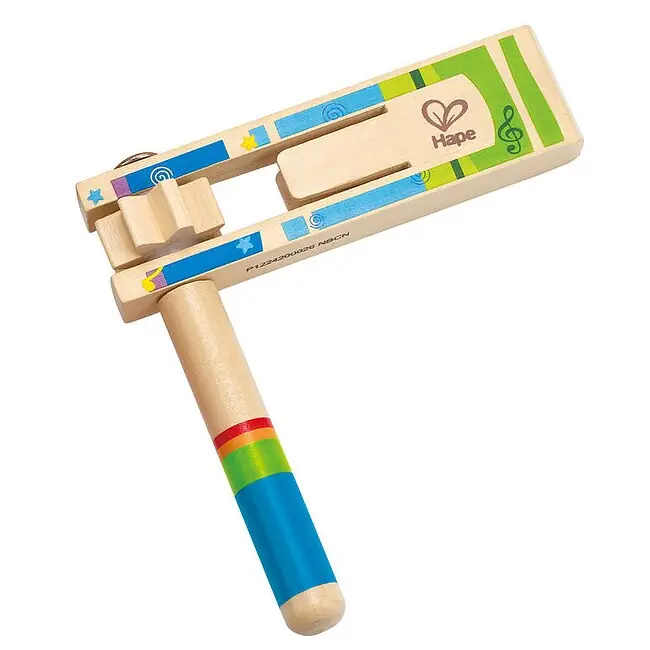 Online Kaufen HAPE E0314 Lustige Holzratsche Geräuschemachen jetzt noch spassiger! / AL