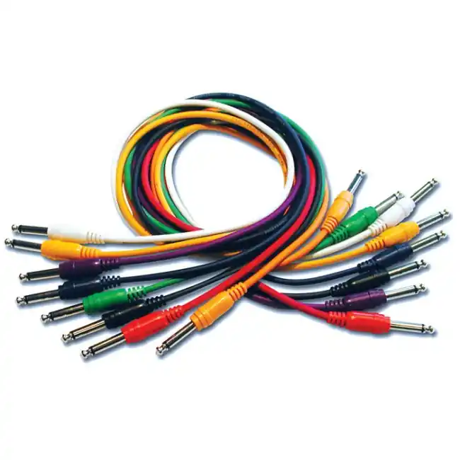 Günstig HOSA CPP-890 Patchkabel 6,3mm Klm - 6,3mm Klm, 8x 1m (3ft)